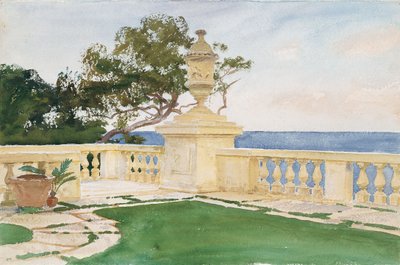 Terrace, Vizcaya, 1917 by John Singer Sargent